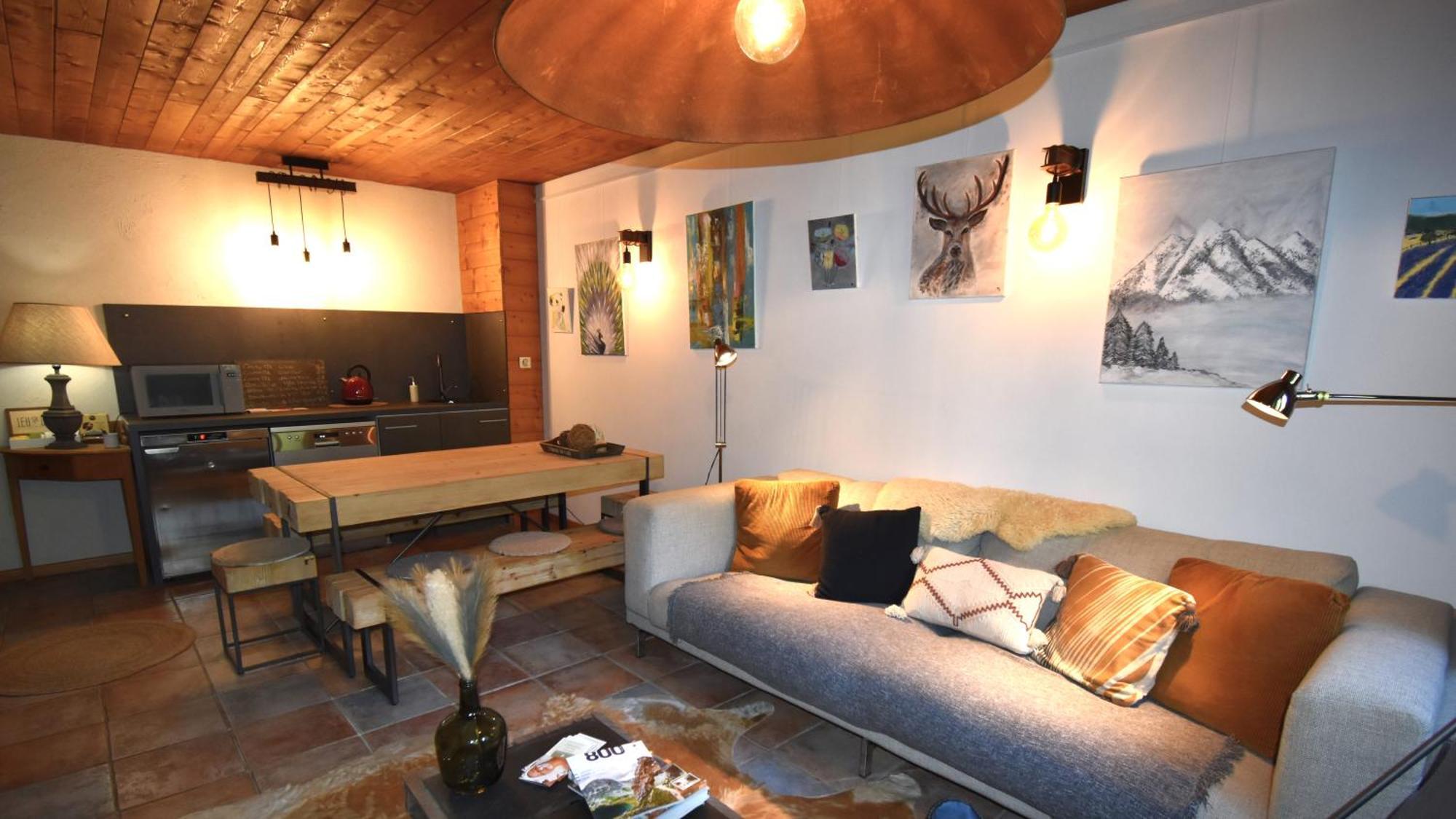 La Cle Des Bois Bed & Breakfast Le Bourg-d'Oisans Luaran gambar