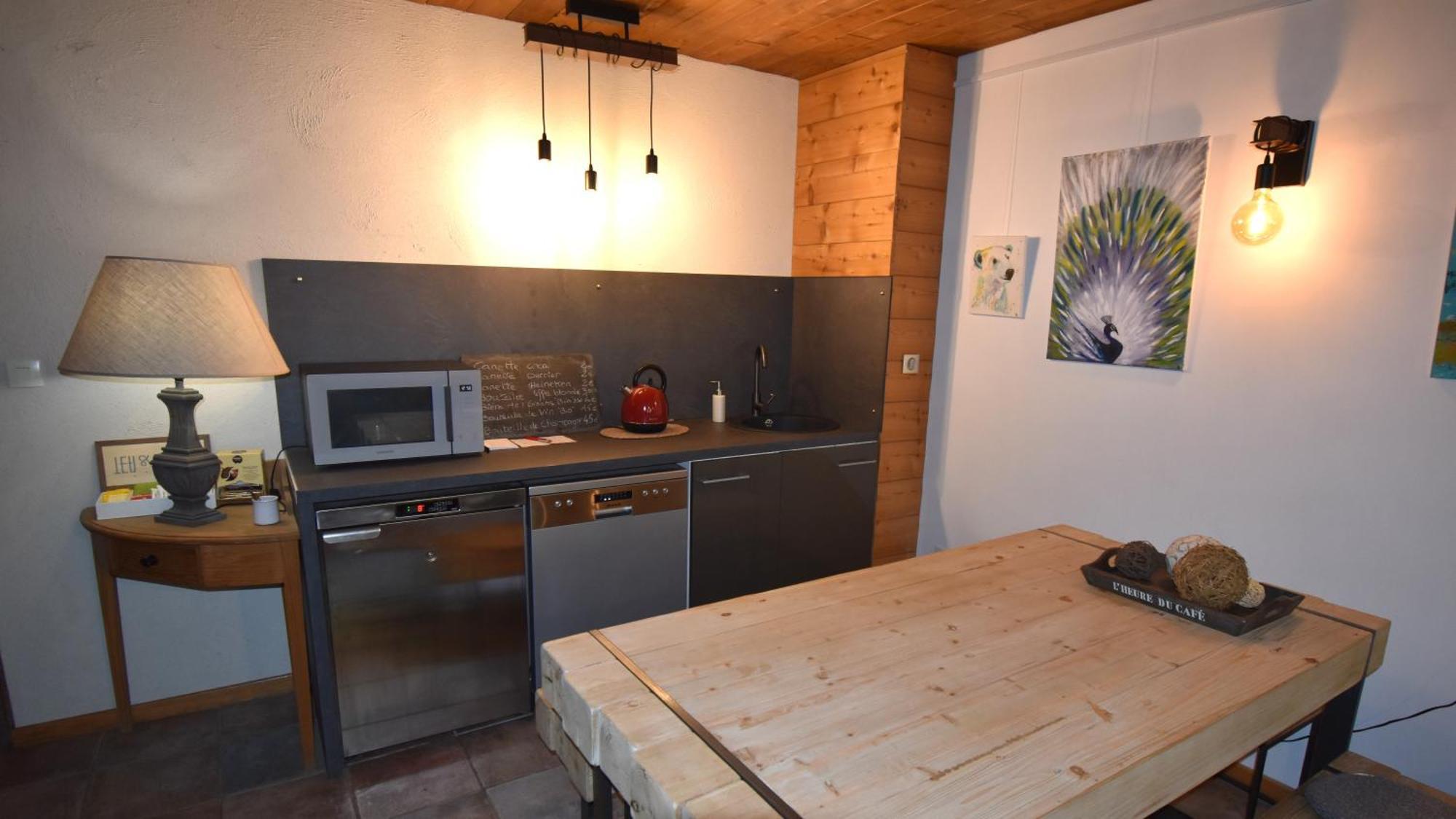 La Cle Des Bois Bed & Breakfast Le Bourg-d'Oisans Luaran gambar