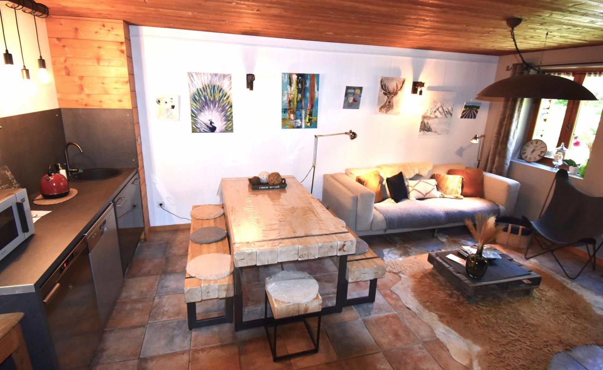 La Cle Des Bois Bed & Breakfast Le Bourg-d'Oisans Luaran gambar